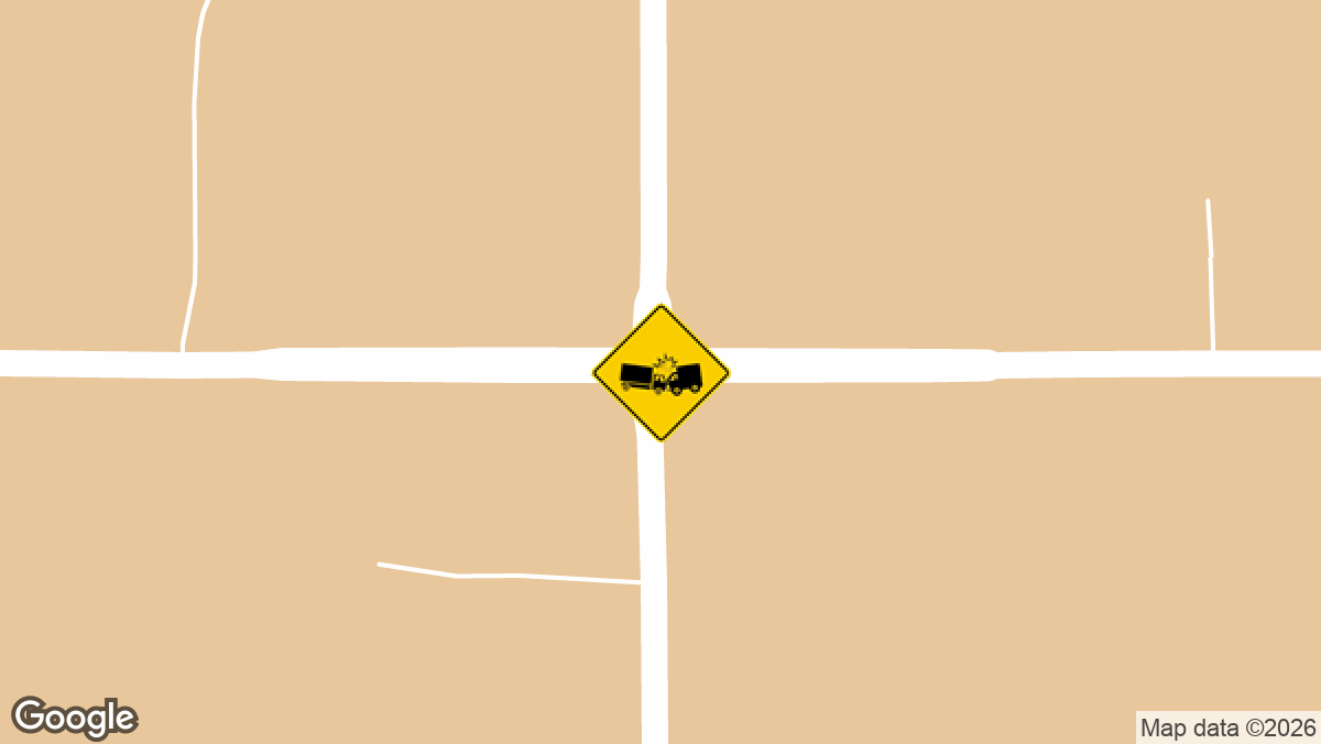 A two-vehicle crash at the intersection of U.S. Highway 34 and Highway 50 in Cass County left two people hurt on Tuesday, April 22, shortly before 11:20 a.m.