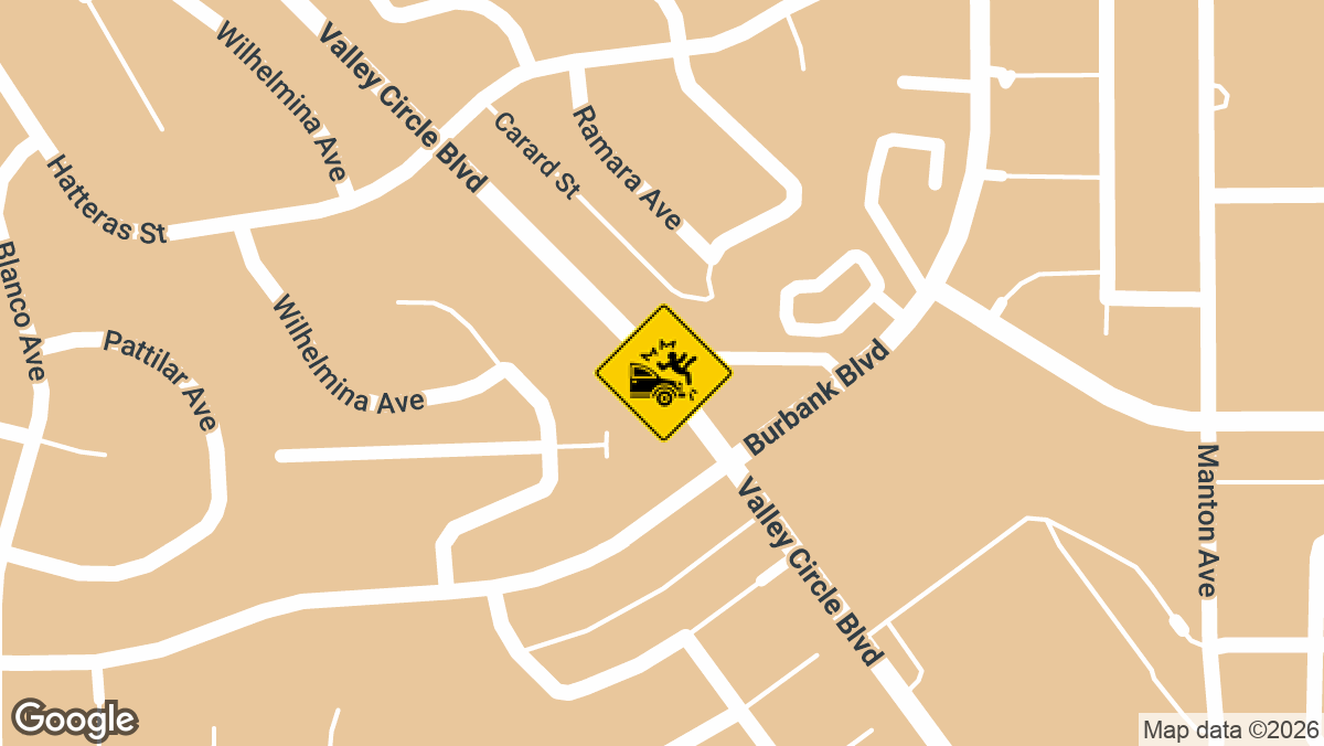 US 101 Fwy at Valley Cir Blvd