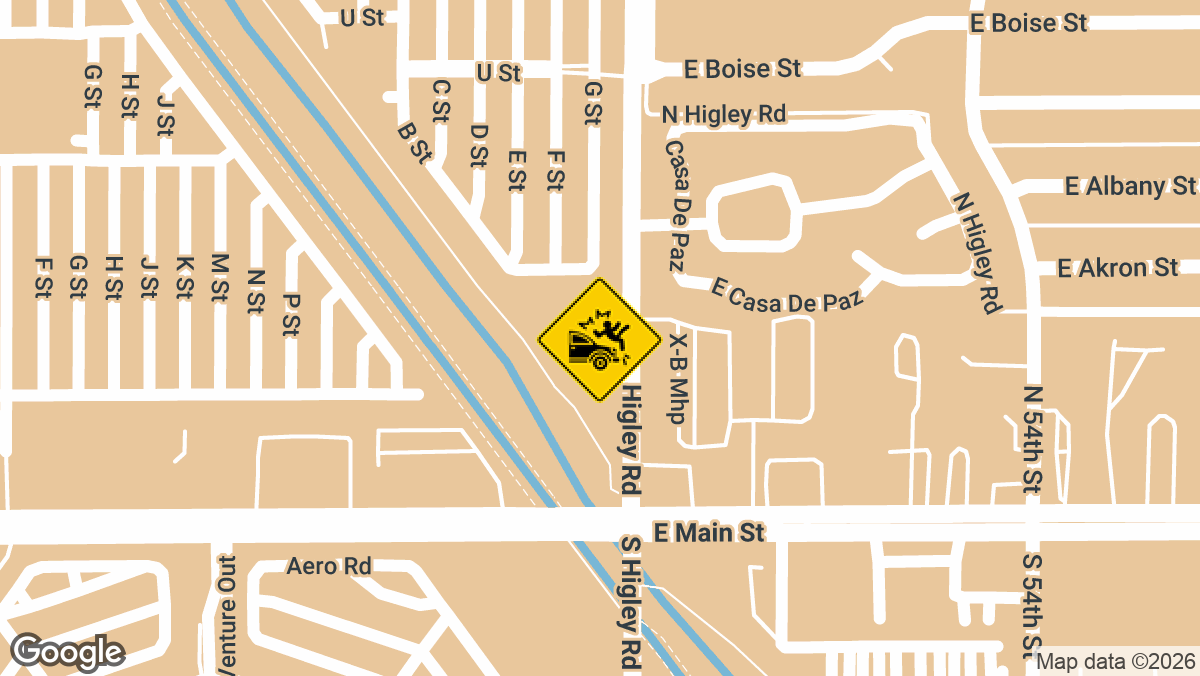 US 60 near Higley Rd