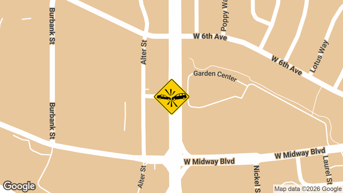 Emergency units responded to a possible injury accident on Tuesday, April 7, near the intersection of US Highway 287 and West 5th Avenue in Broomfield.