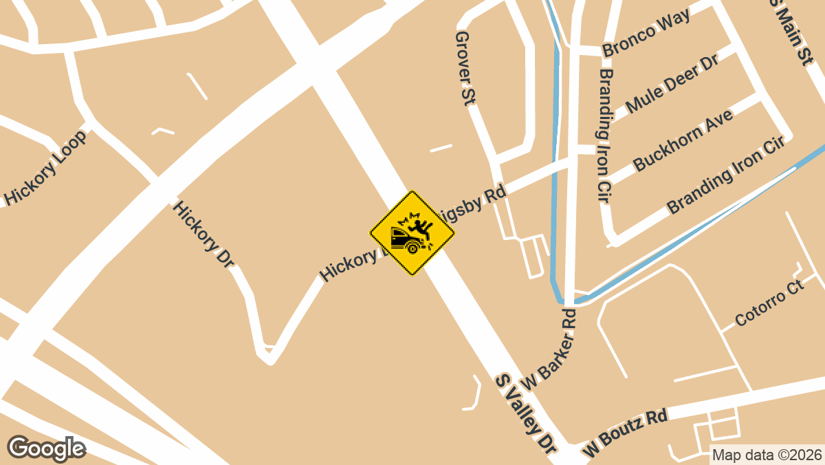 A motorcyclist has died following a two-vehicle crash at the intersection of Valley Drive and Rigsby Road on Wednesday, April 22, at approximately 1:30 p.m.