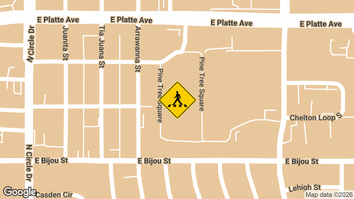 Walmart on E Platte Ave & Chelton Rd