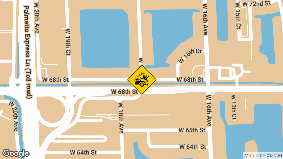 West 68th Street and 17th Court