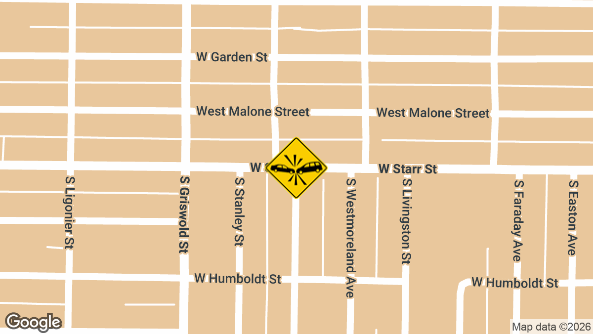 A two-vehicle crash with reported injuries brought emergency units to West Starr Street near Arago in Peoria on Saturday, April 11.