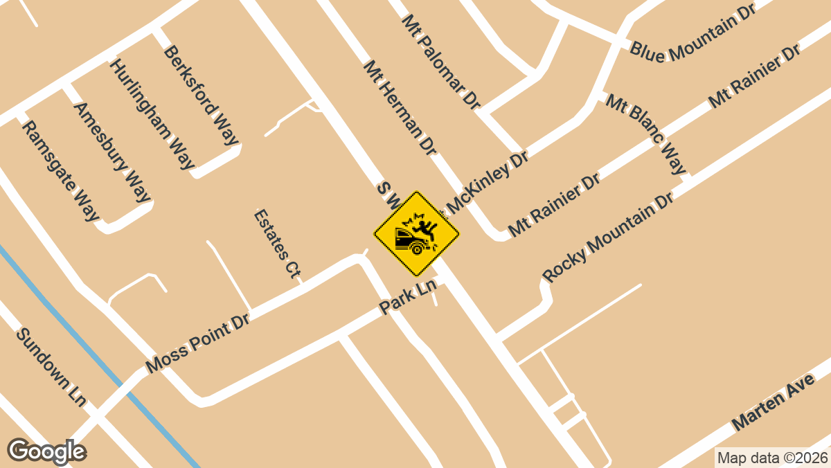 White Rd and Mt McKinley Dr