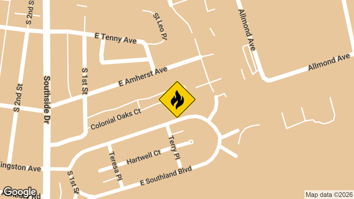 100 block of Colonial Oaks Court