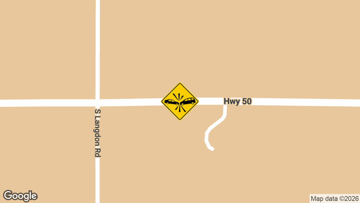 Three people were hurt in a two-vehicle collision Tuesday, May 19, at 10:28 a.m. at the intersection of eastbound US-50 and Route AA in Johnson County.