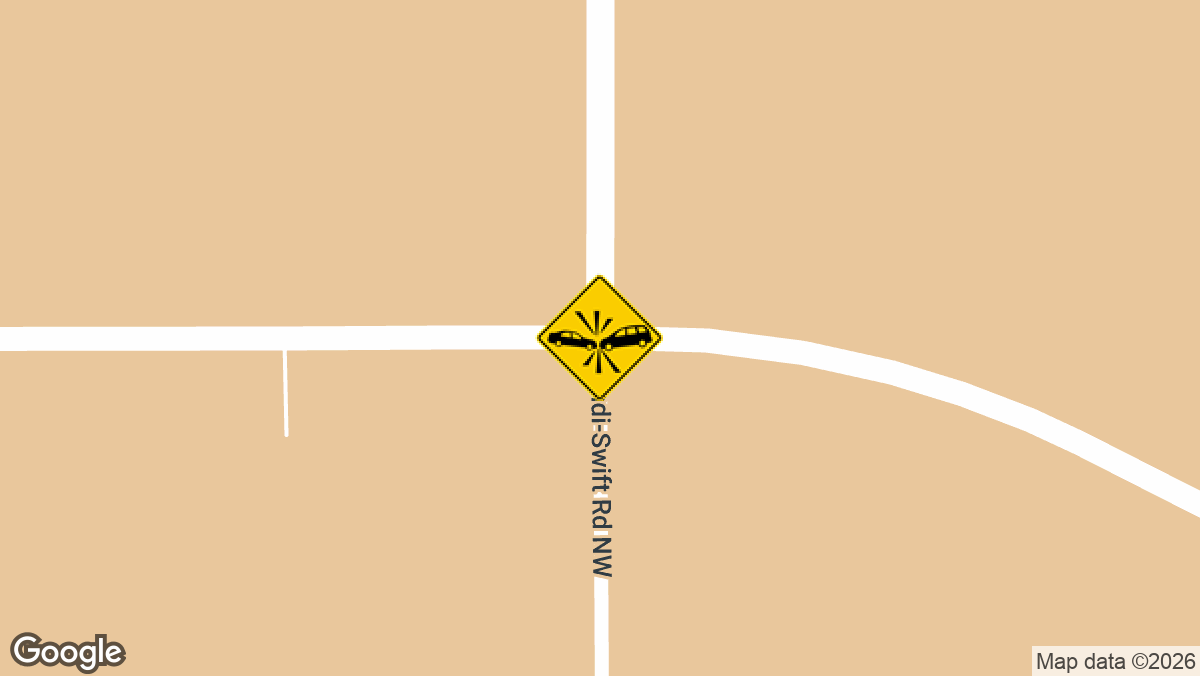 A woman was hurt in a two-vehicle accident on Minnesota Highway 9 at Highway 104 in Kerkhoven Township on Wednesday, May 27.