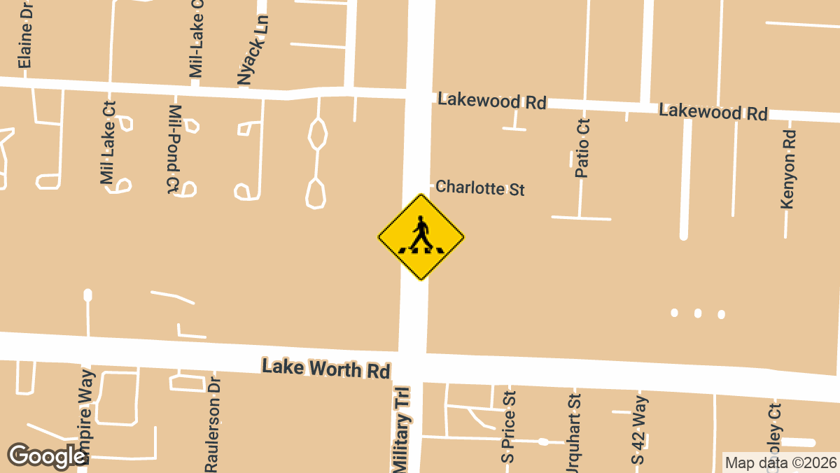 3900 block of South Military Trail