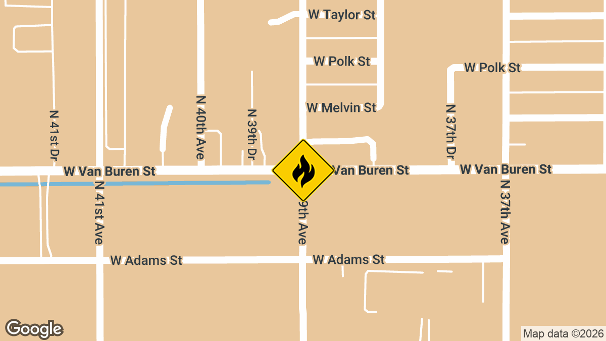 A woman died Wednesday night after a fire tore through a mobile home in west Phoenix near 39th Avenue and Van Buren Street.