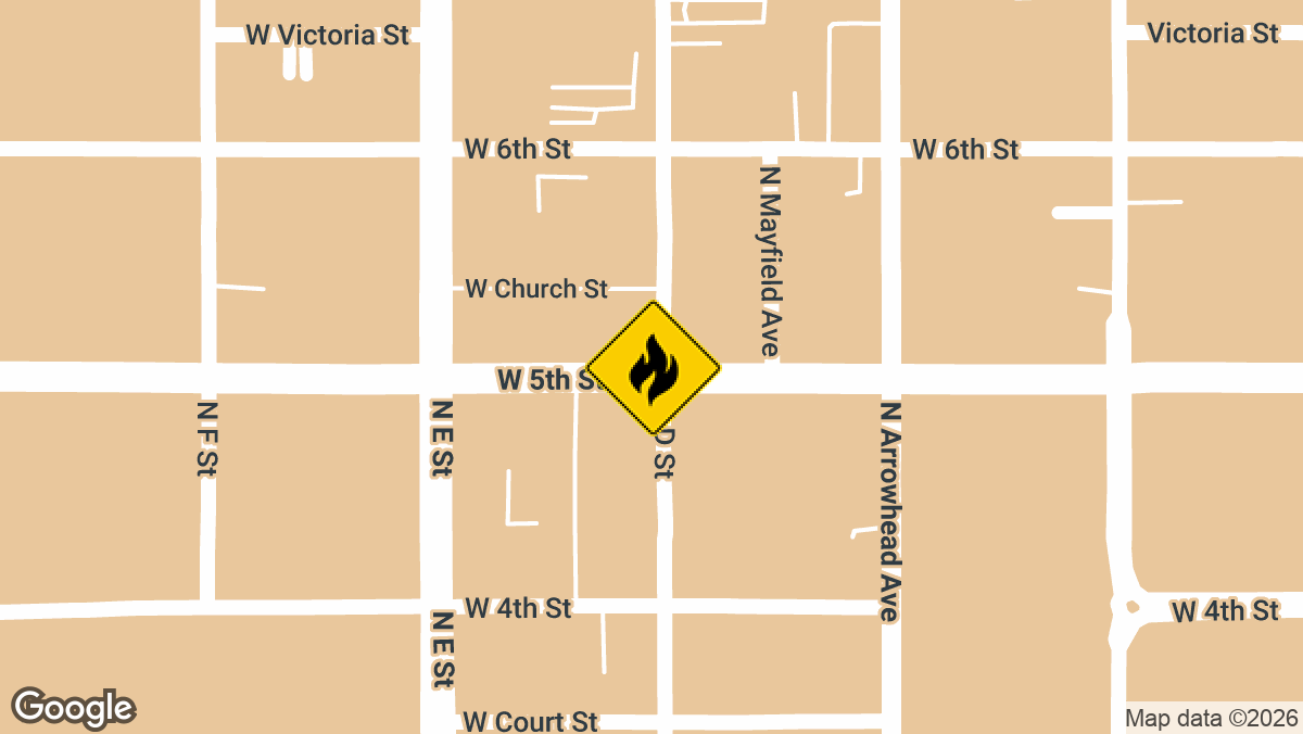 500 block of North D Street
