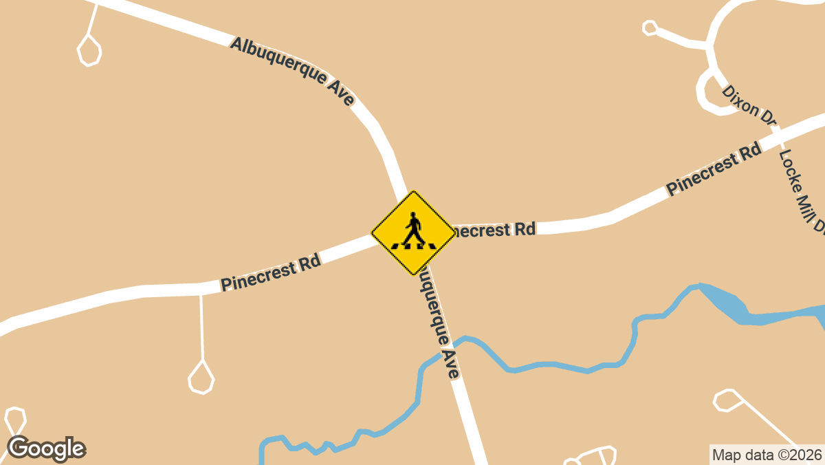 Albuquerque Avenue and Pinecrest Road