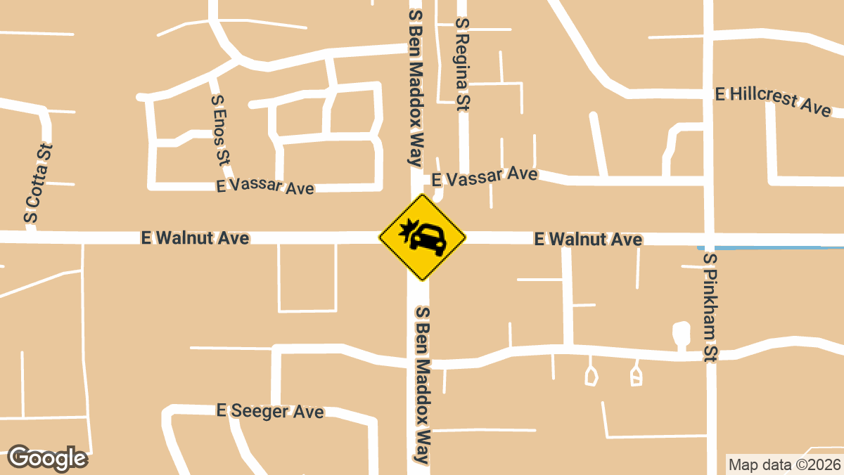 A suspected drunk driving crash on Walnut Ave left two children hurt and their mother under arrest Thursday evening.