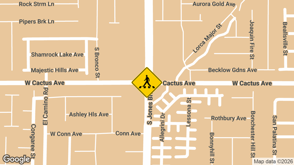 A 15-year-old boy was hurt in a hit-and-run crash at the intersection of Cactus Ave and Jones Blvd in Las Vegas on Thursday, May 7, just before 1:30 p.m.