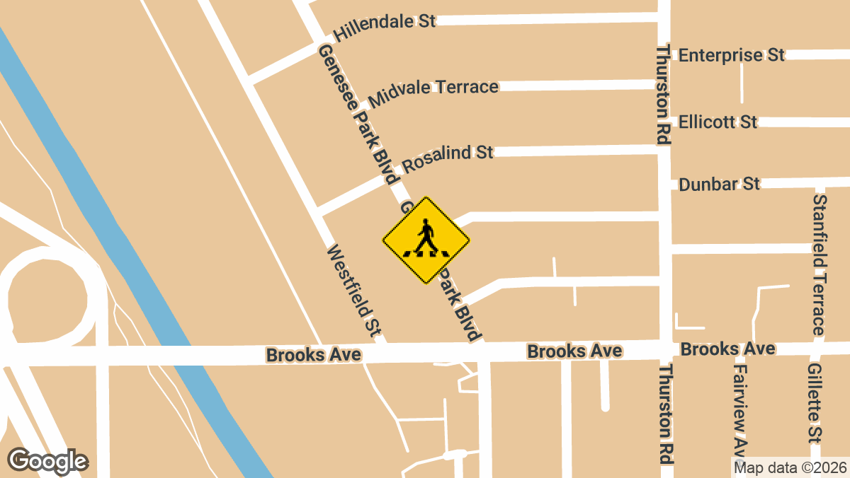 A 46-year-old man in a wheelchair was struck by a vehicle that fled the scene on Monday, May 4, on Chili Avenue near Genesee Park Boulevard in Rochester's 19th Ward.