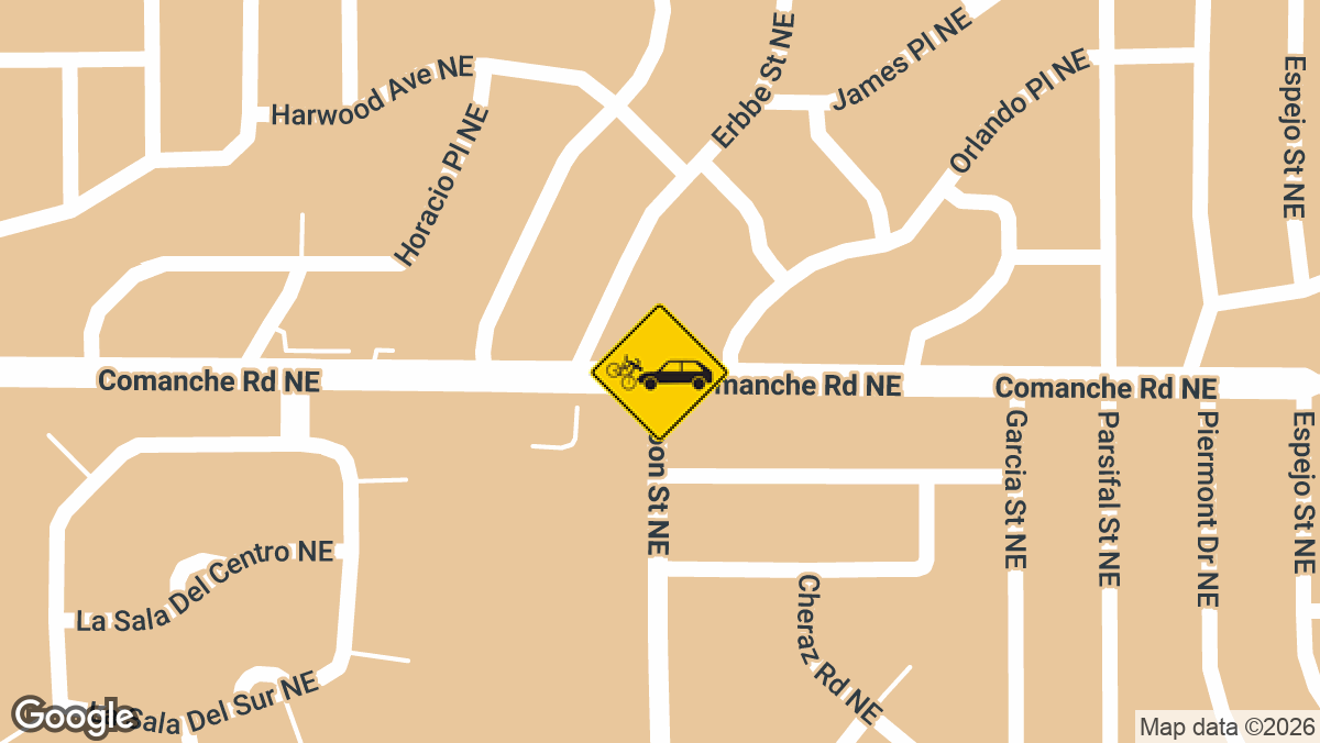 A man riding a bicycle was hit by a vehicle and taken to a hospital following a crash on Friday, May 15, in northeast Albuquerque.