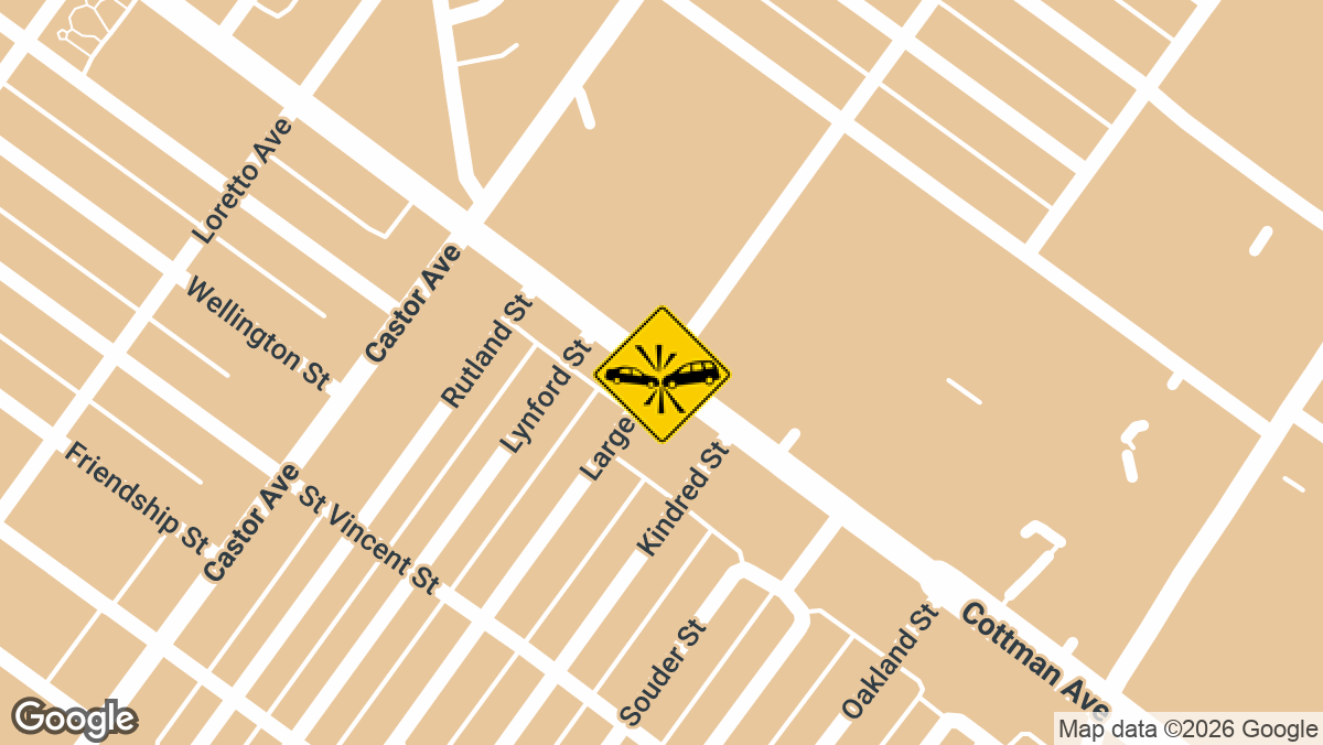 Cottman Avenue and Large Street