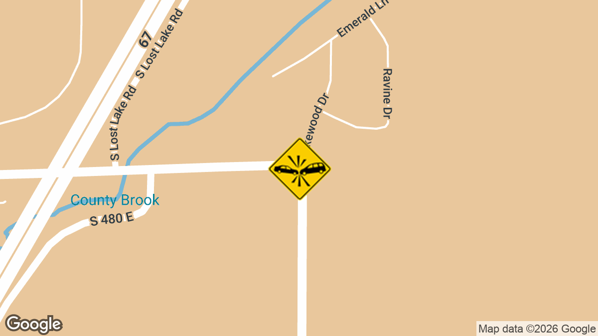County Road 200 West and County Road 500 North