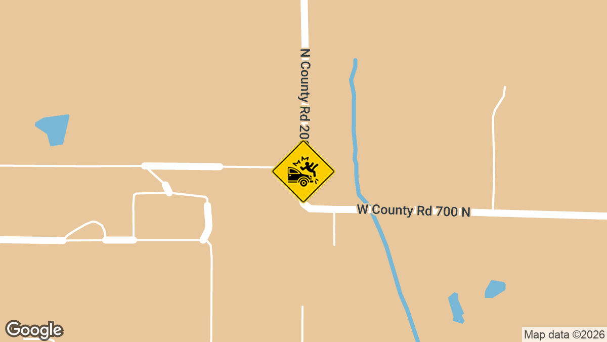 County Road 700 North and County Road 200 East