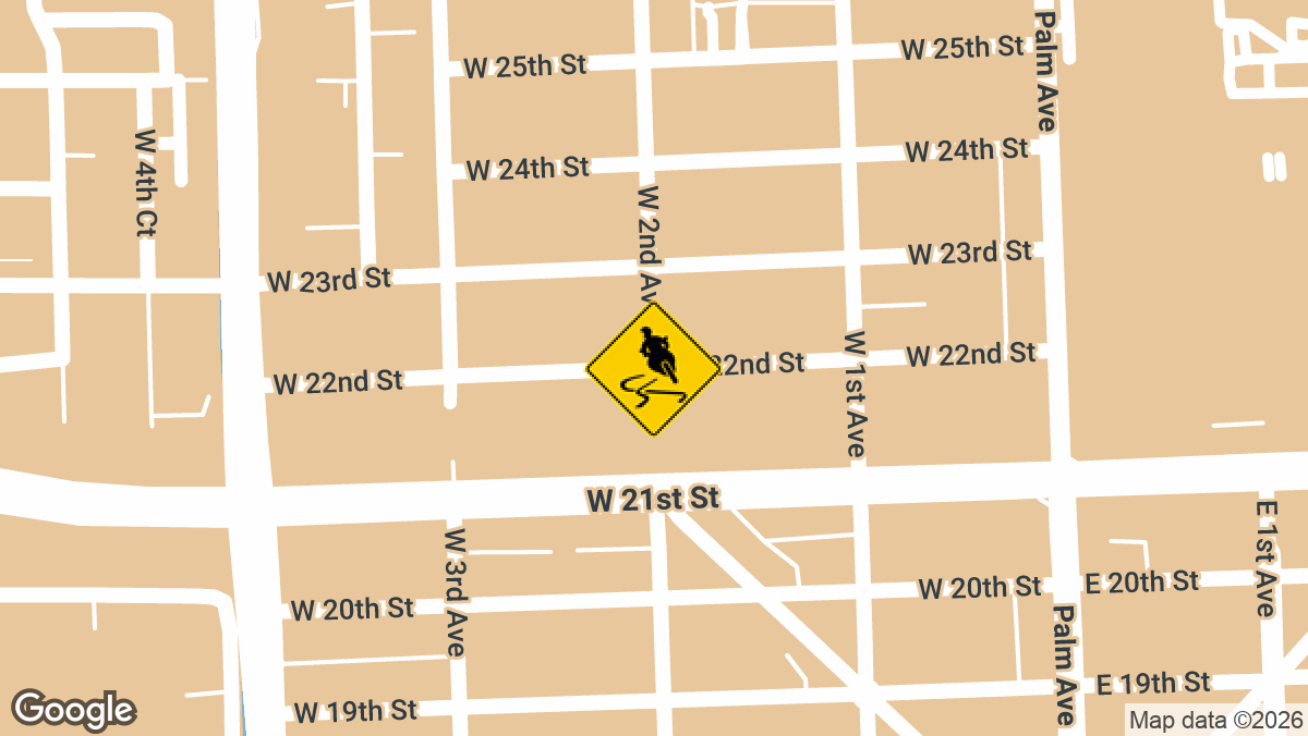 East 2nd Avenue and 22nd Street