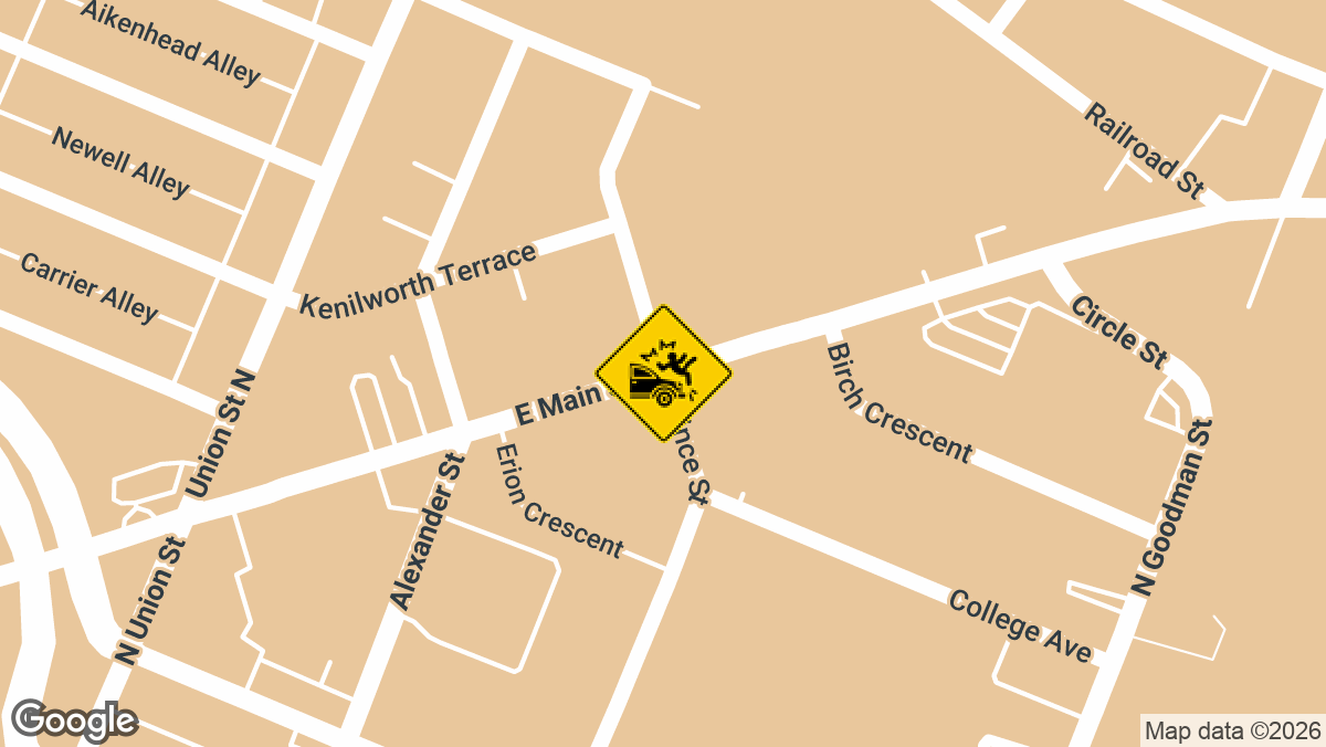 A 40-year-old woman died following a head-on collision on East Main St near Prince St in the early morning hours of Sunday, May 24.