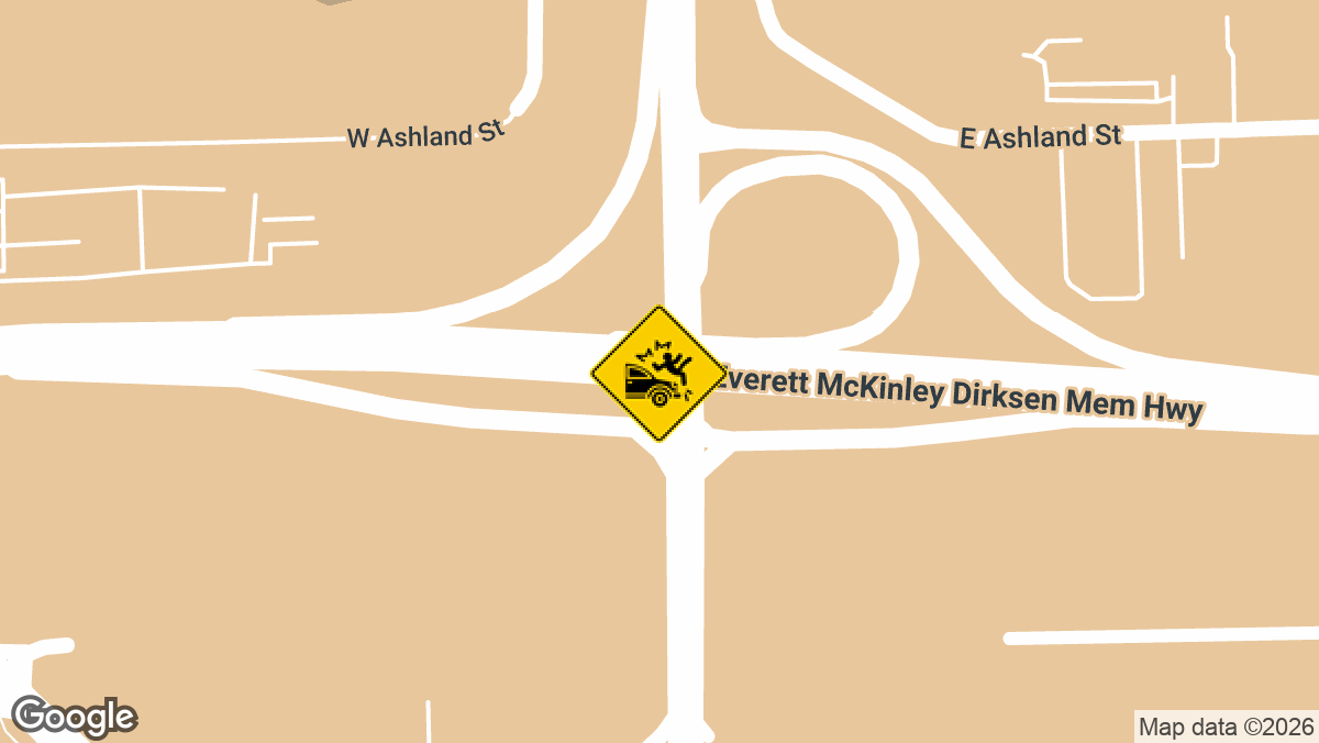 One person died and three others were hurt in a two-vehicle collision on Interstate 74 in Morton early Thursday morning.