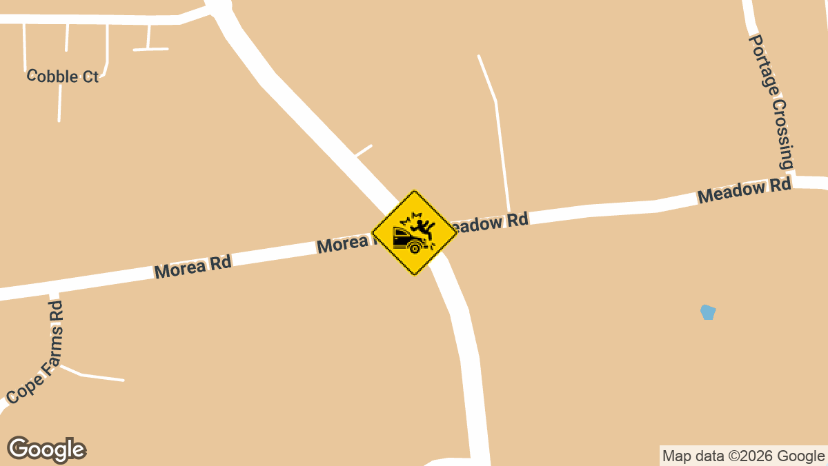 A motorcyclist died and a 7-year-old child was hurt after a pickup truck driver — later charged with DUI — rear-ended a school bus and motorcycle at the intersection of Meadow Road and Plainville Avenue in Farmington, Connecticut.