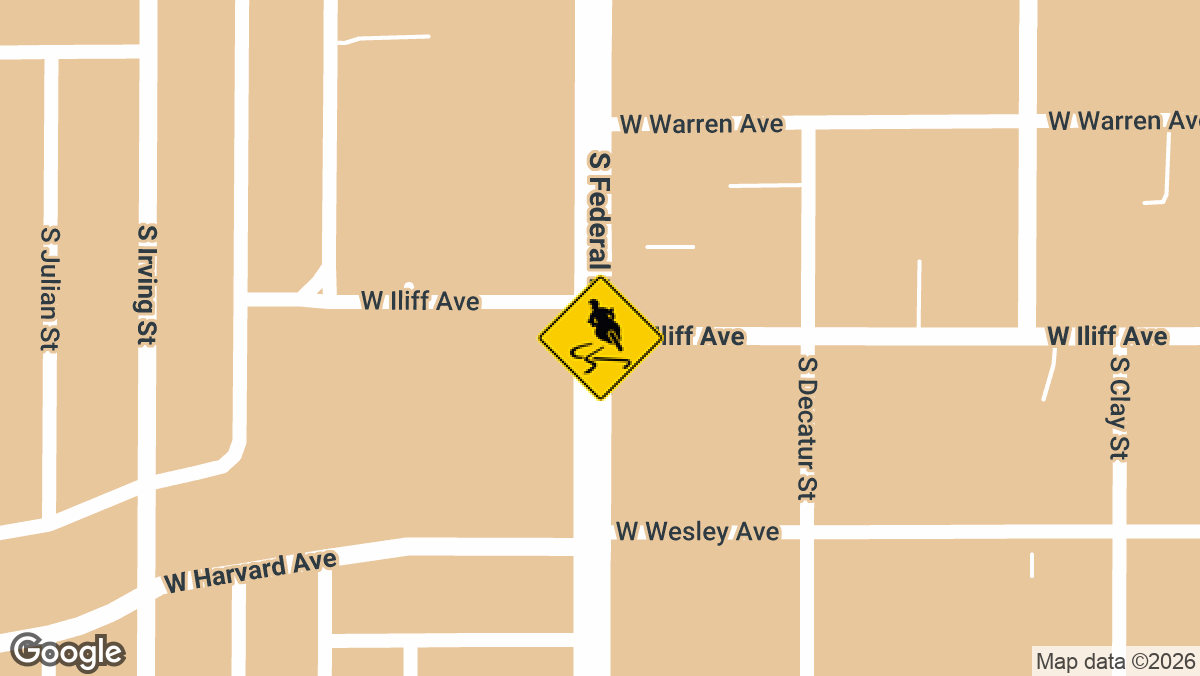 Federal Boulevard near West Iliff Avenue