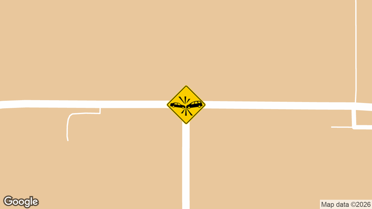 A two-car crash left one person hurt on Tuesday, May 12, on Highway 22 at Highway 7, east of Hutchinson in McLeod County.