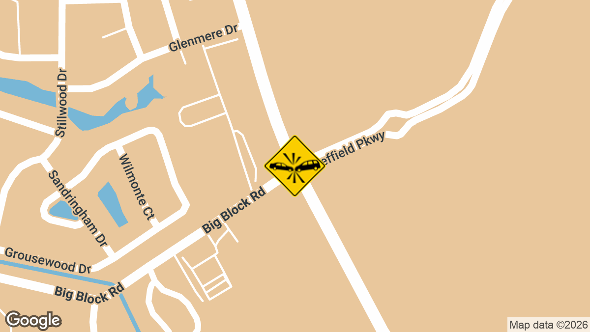 A two-vehicle crash that left one vehicle overturned sent two people to the hospital with injuries near the intersection of Highway 544 and Big Block Road in Horry County.