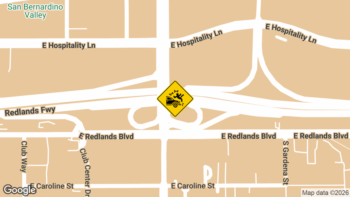 A pedestrian was struck and killed on westbound I-10 near Cedar Avenue in San Bernardino County on Wednesday, May 14, in a crash that shut down all freeway lanes and left a second person hurt.