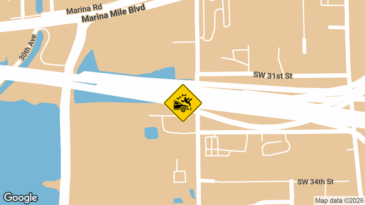 Interstate 595 at Mile Marker 10