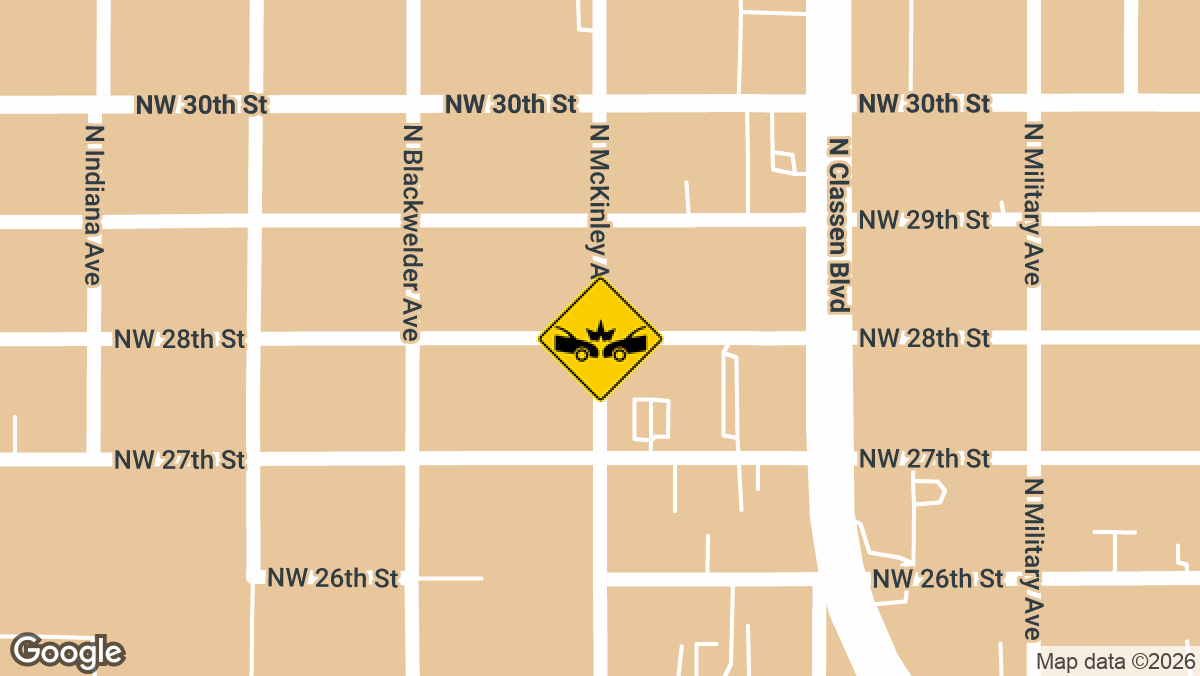McKinley Avenue near Northwest 28th Street