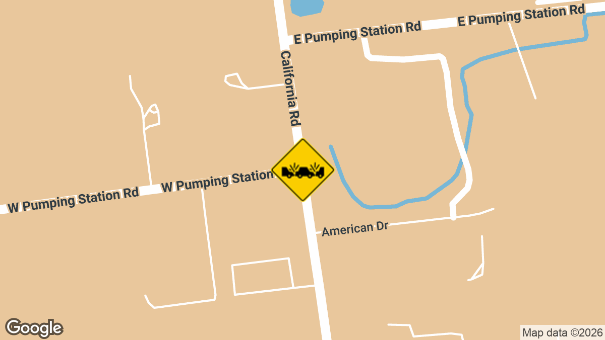 Pumping Station Rd and California Rd