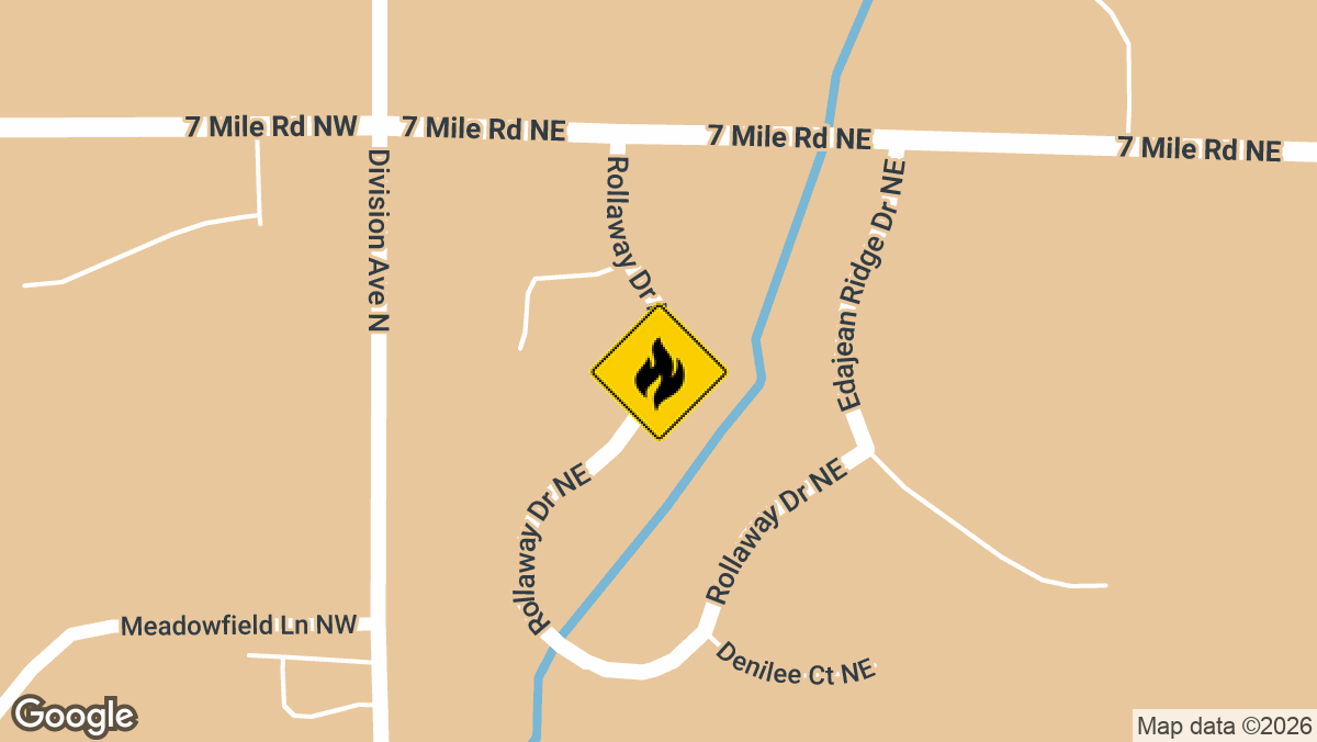 A house explosion on Rollaway Dr off 7 Mile Rd in Plainfield Township left at least two people hurt in the early morning hours of Tuesday, May 26, just before 4 a.m.