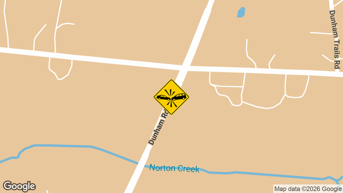 Three people were taken to the hospital Wednesday morning after a two-vehicle collision on Route 25, north of the intersection with Dunham Road.