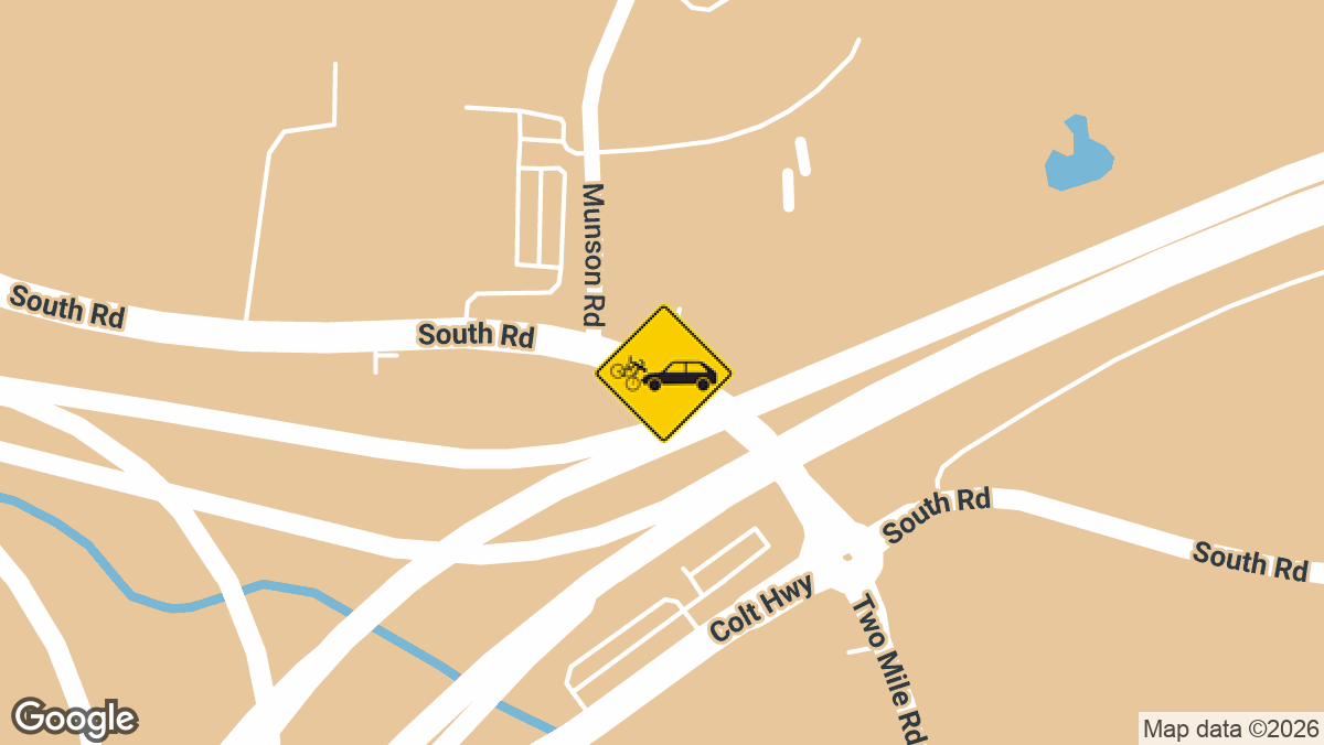 Route 4 and the Interstate 84 ramps