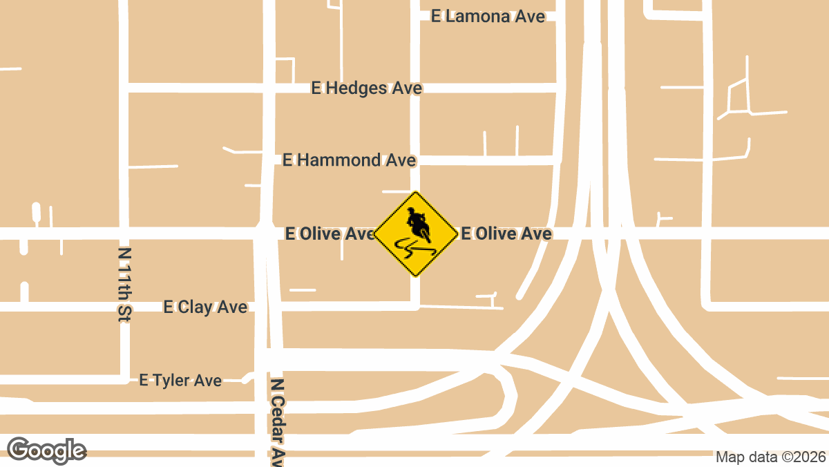 Rowell Avenue and Olive Avenue