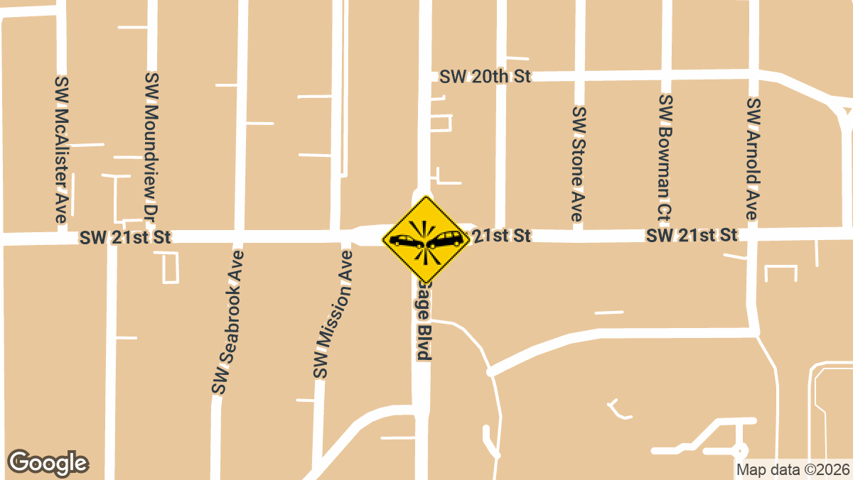 SW 21st St & Gage Blvd