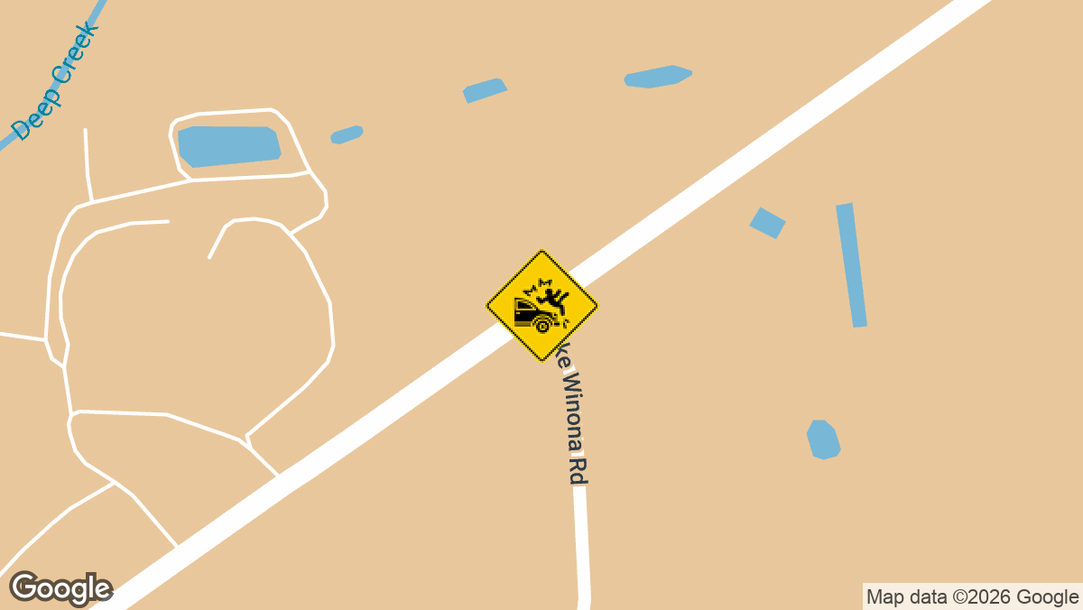 State Road 40 near Lake Winona Road