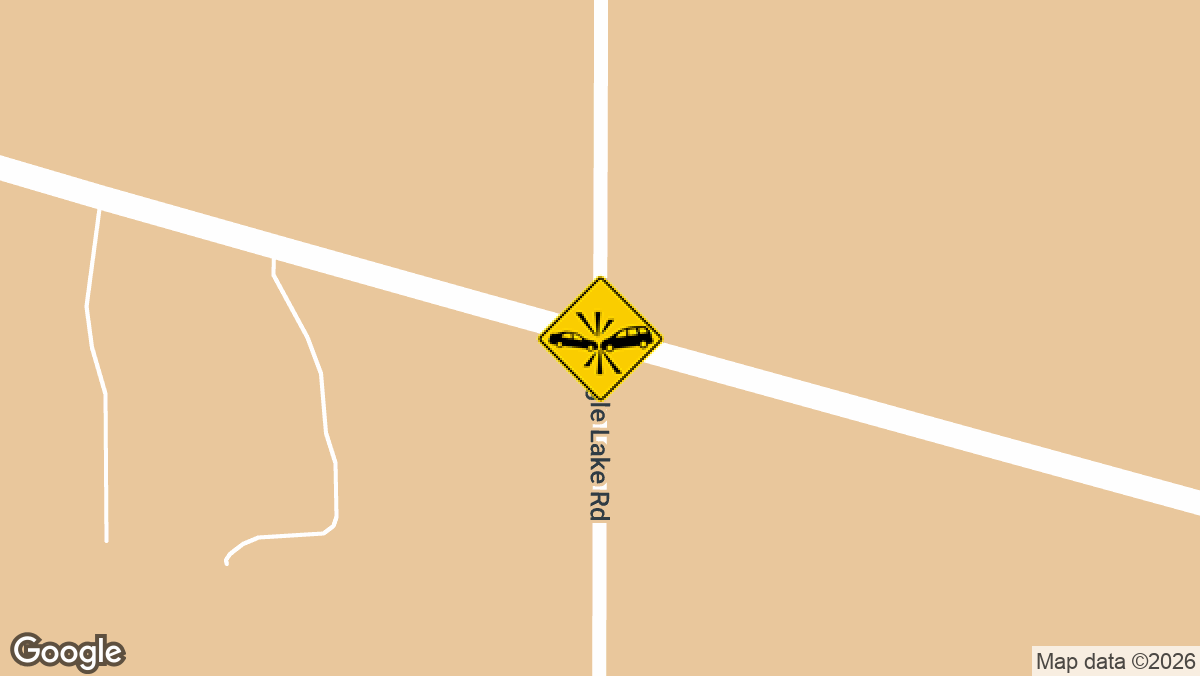 A woman was taken to a hospital after a two-vehicle accident on US-12 at Eagle Lake Rd in Cass County just after midnight on Tuesday, May 26.