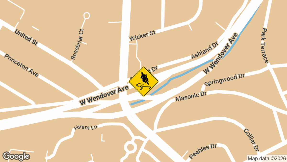  A Guilford County Sheriff's Office deputy riding a department motorcycle was involved in a crash with another vehicle on Wendover Avenue on Sunday, May 18