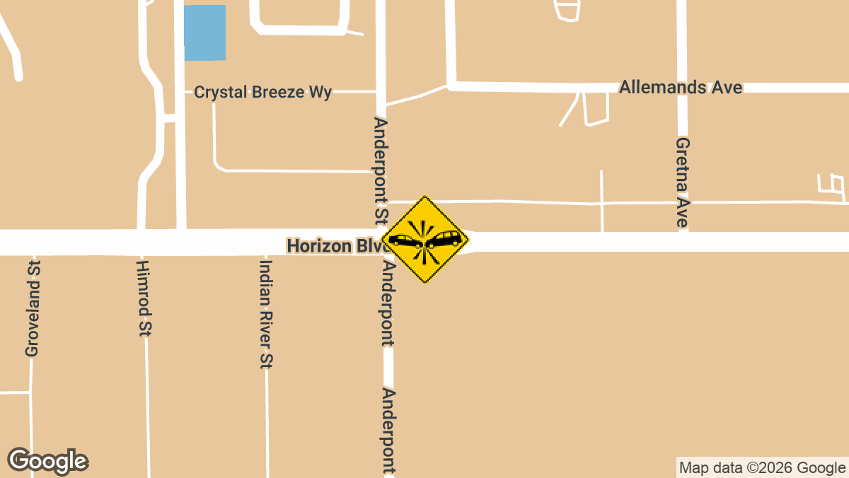 A head-on collision left one person in critical condition late Sunday night, May 31, on the 15000 block of Horizon Boulevard.