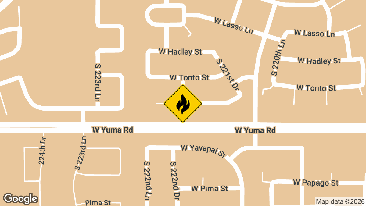 222nd Avenue and Desert Bloom Street