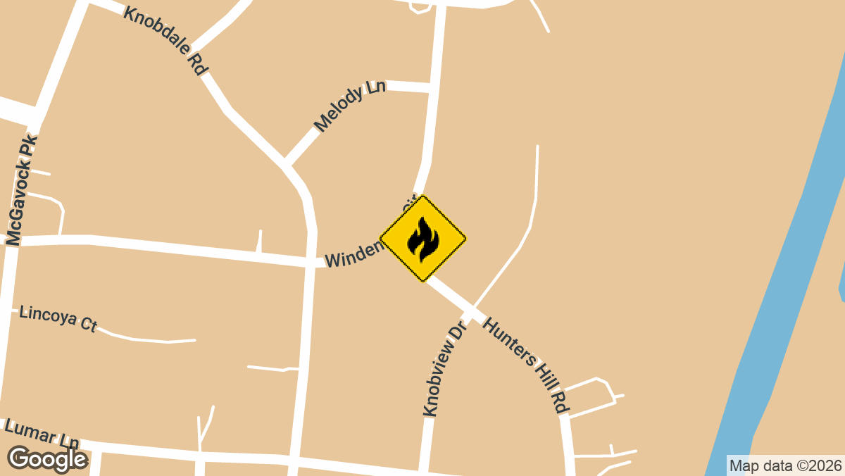 3100 block of Hunters Hill Road