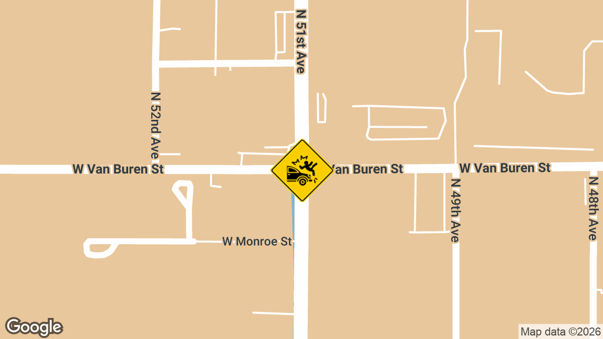 A man died early Monday morning, June 29, after his vehicle collided with the back of a semi truck near 51st Avenue and Van Buren Street in west Phoenix.