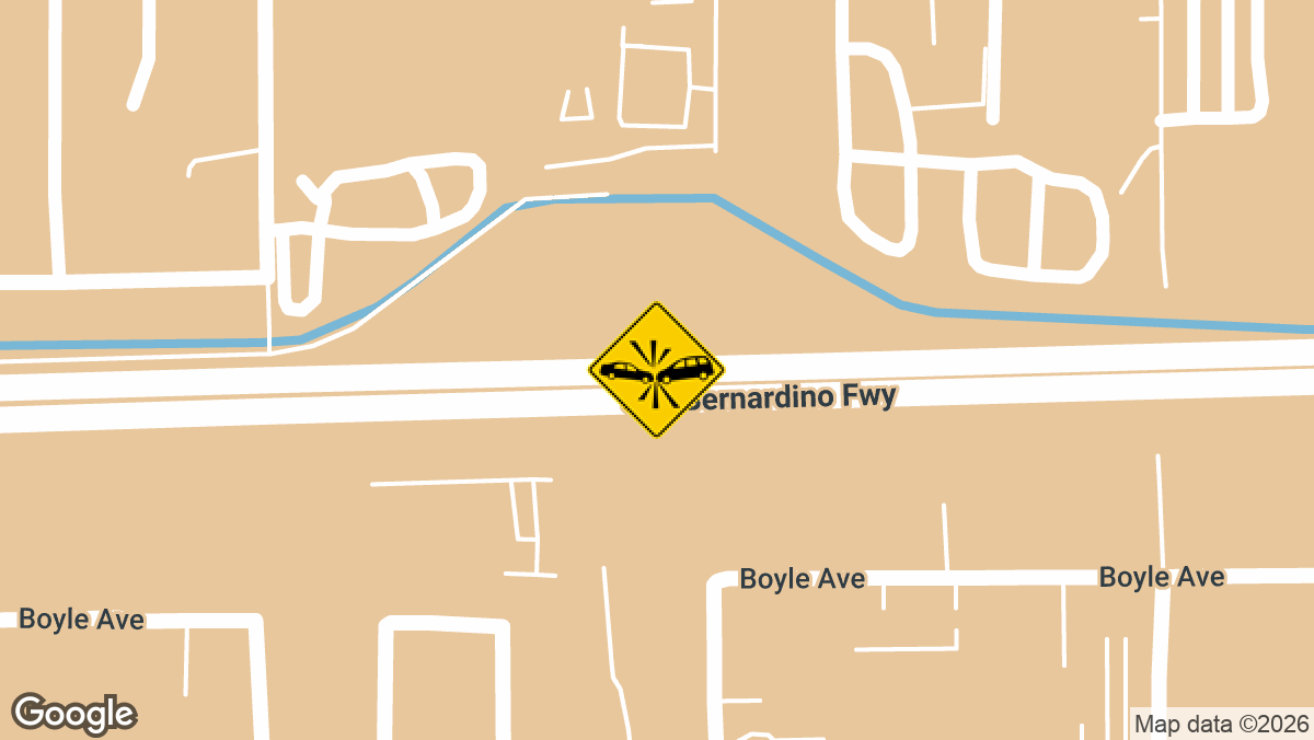 A two-vehicle crash involving a semi-truck and a GMC Yukon closed lanes on eastbound Interstate 10 near Citrus Avenue on Tuesday afternoon, June 9.