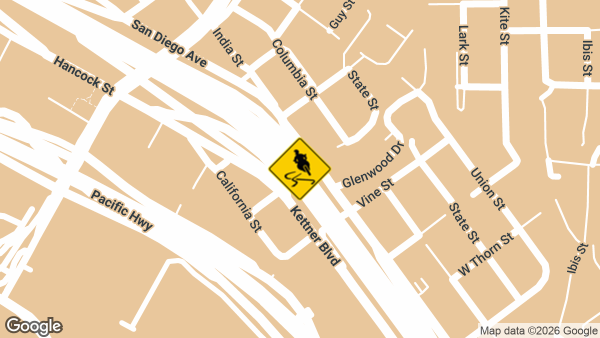 A motorcycle went into the back of another vehicle on southbound I-5 near Civic Center Drive on Tuesday afternoon, bringing traffic to a halt.