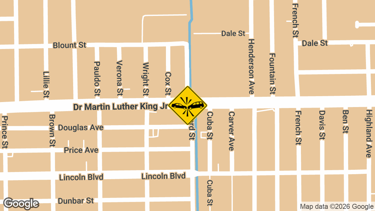 Three people sustained injuries following a two-vehicle crash at the intersection of Dr. Martin Luther King Jr. Blvd and Ford St in Fort Myers early Sunday morning, June 21.