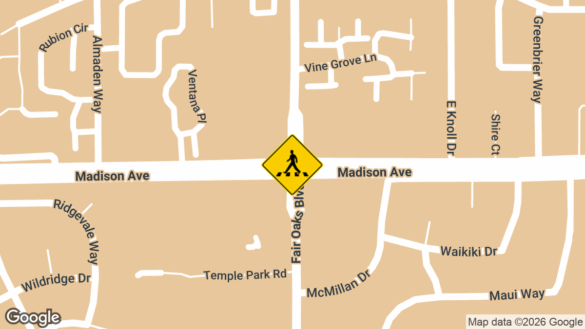 Fair Oaks Boulevard and Madison Avenue